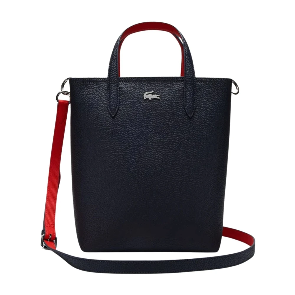 Lacoste Donna Blu Borse, Taglia Unica, New,