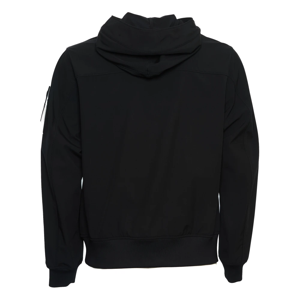 Stone Island Zwarte Softshell Jas Black Heren