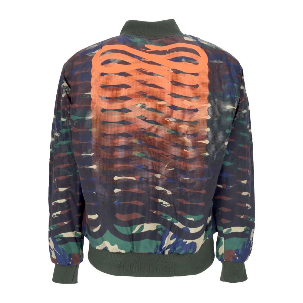 Propaganda Camo Bomberjack met Geribbelde Details Multicolor Heren