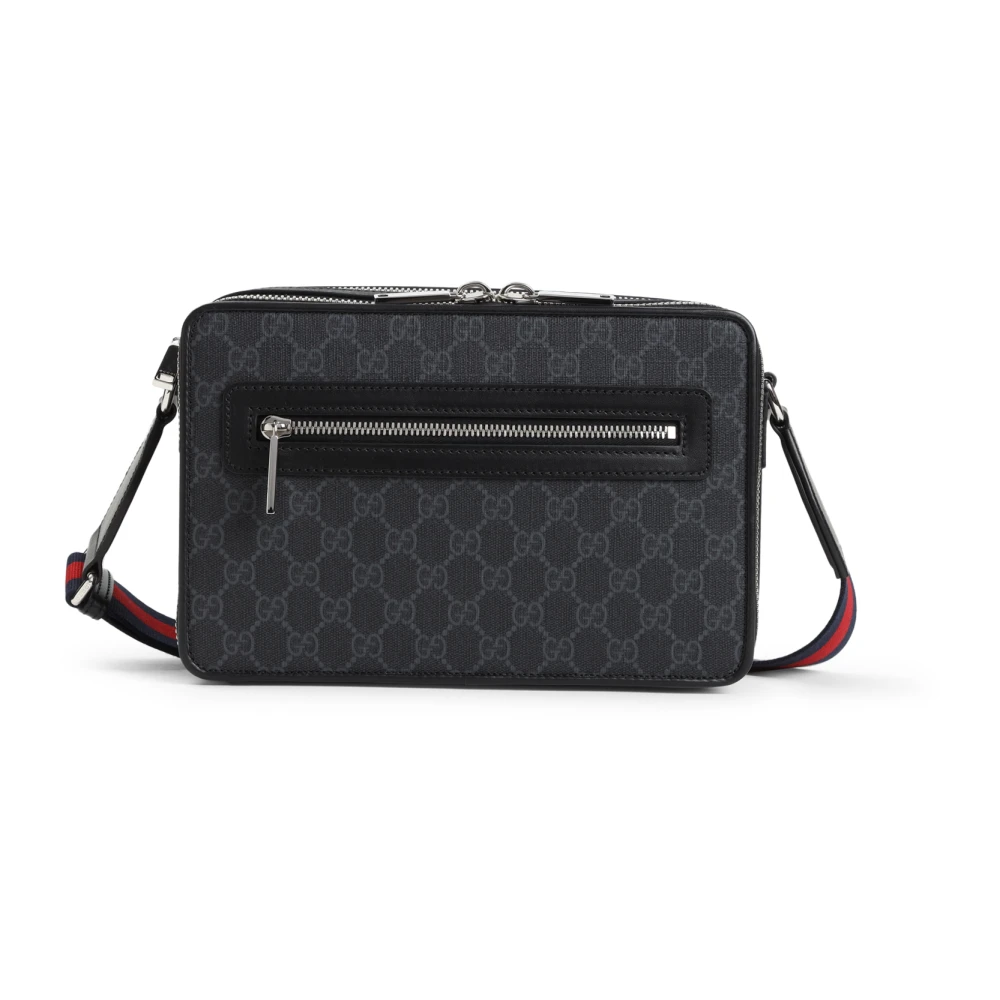 Gucci Medium GG Crossbody Tas Black Heren