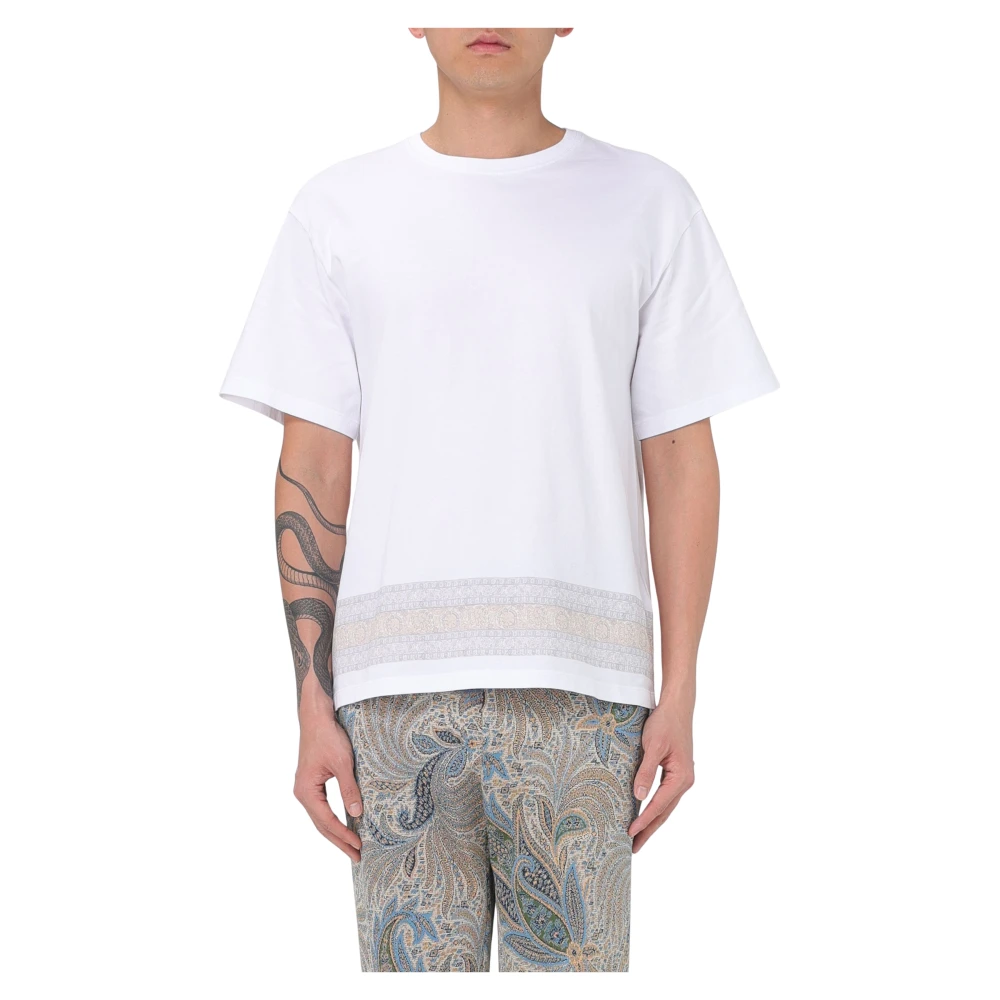 Etro - Tops > T-Shirts - White - Etro - Modalova