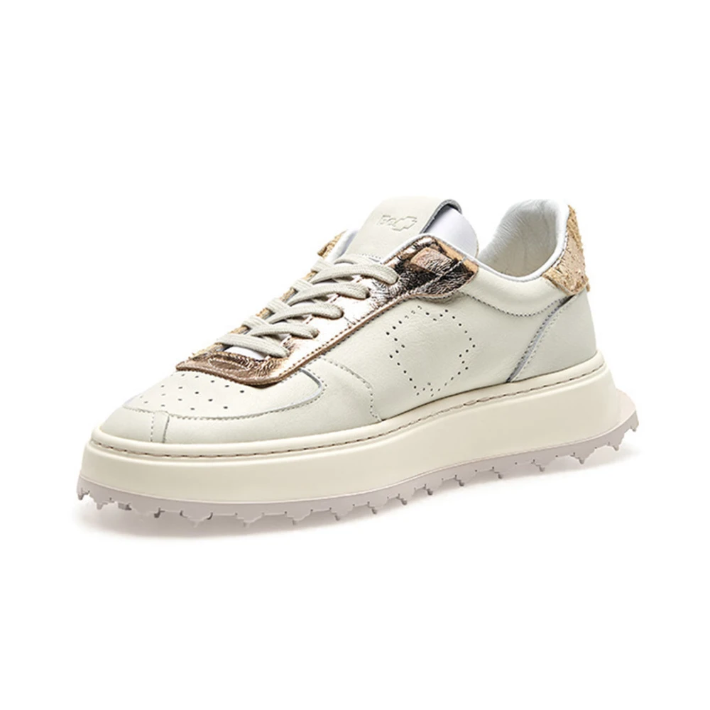 Be Positive Cuprace Basket Sneakers Wit Zwart White Dames