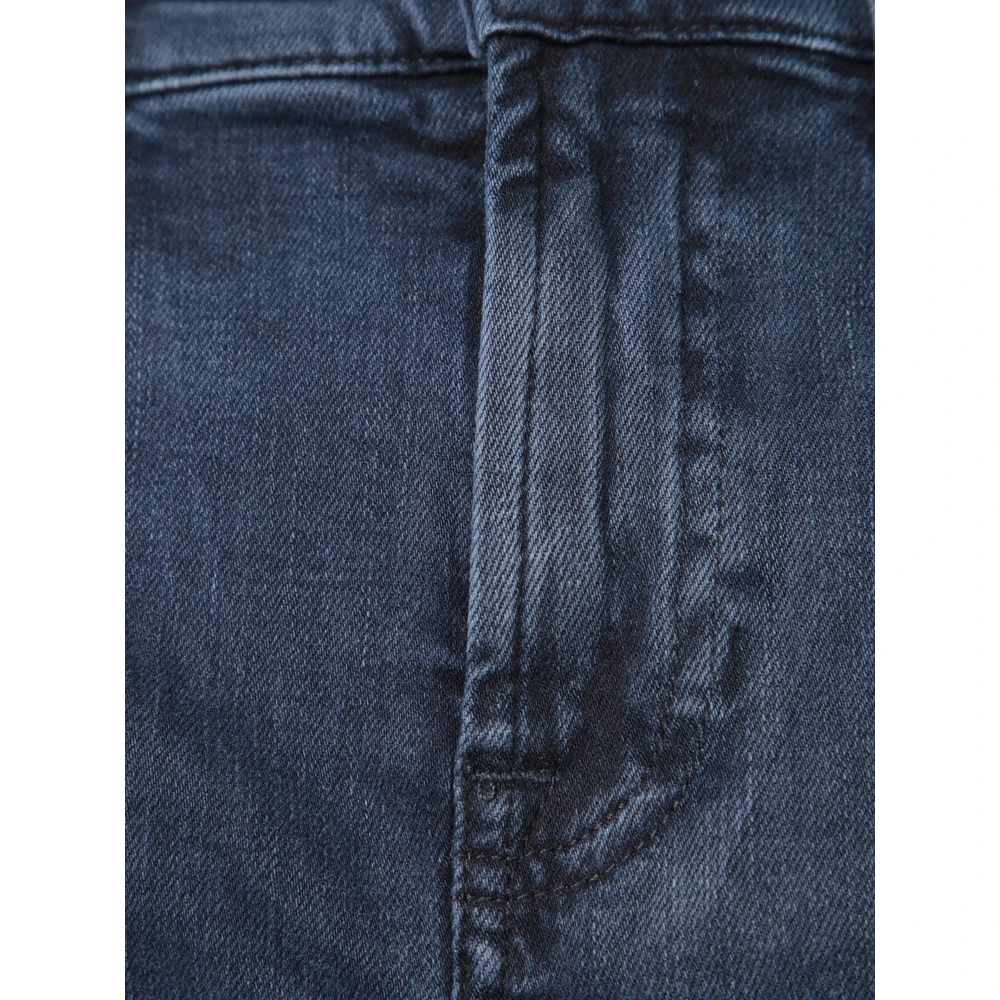 7 For All Mankind Jeans Straight Pre-owned Blue Dames