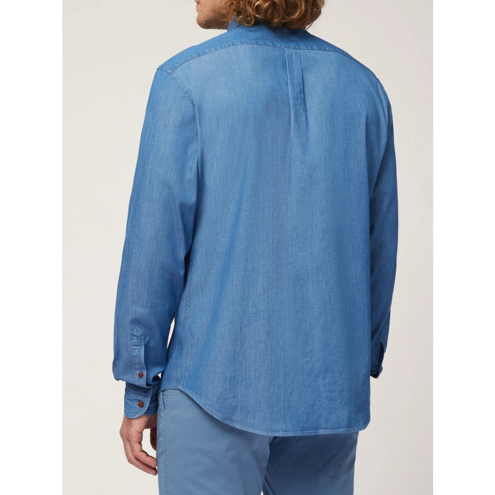Harmont & Blaine Casual Shirts Blue Heren