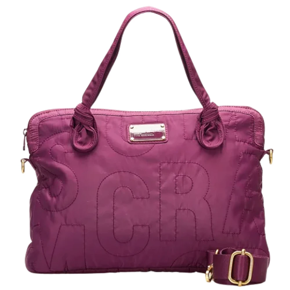 Marc Jacobs Pre-owned Canvas handbags Purple Dames