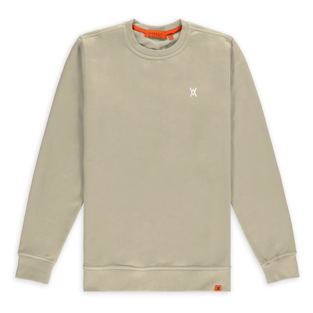 Aspact Zavi Crewneck Pumice Stone MiintoTitle Zavi Crewneck Beige Heren