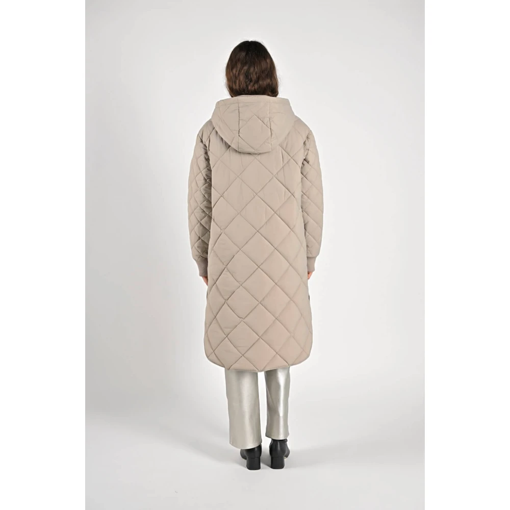 Canadian Classics Diamantgestikte Winterjas Beige Dames