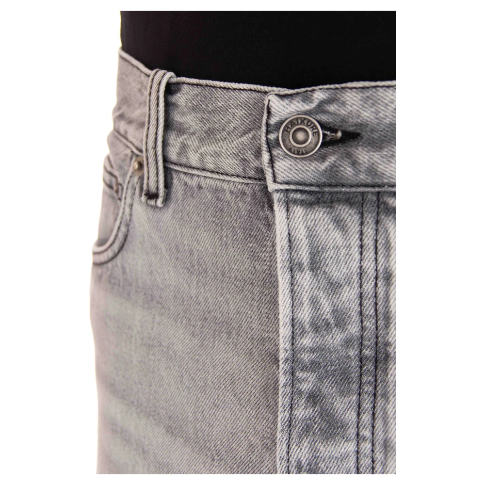 Haikure Lichtgrijze Over Fit Jeans Gray Heren
