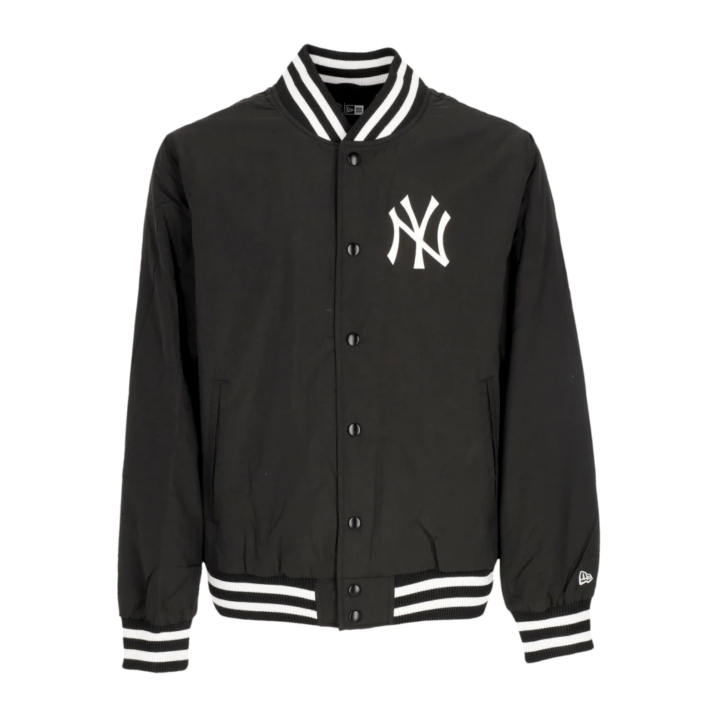 New era MLB Team Wordmark Bomber Jack Zwart Wit Black Heren