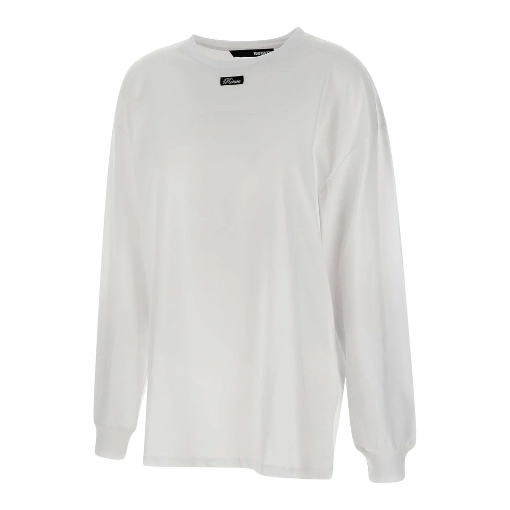 Rotate Birger Christensen Top met lange mouwen White Dames