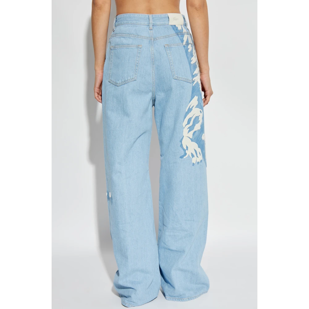Lacoste Jeans met logo Blue Dames