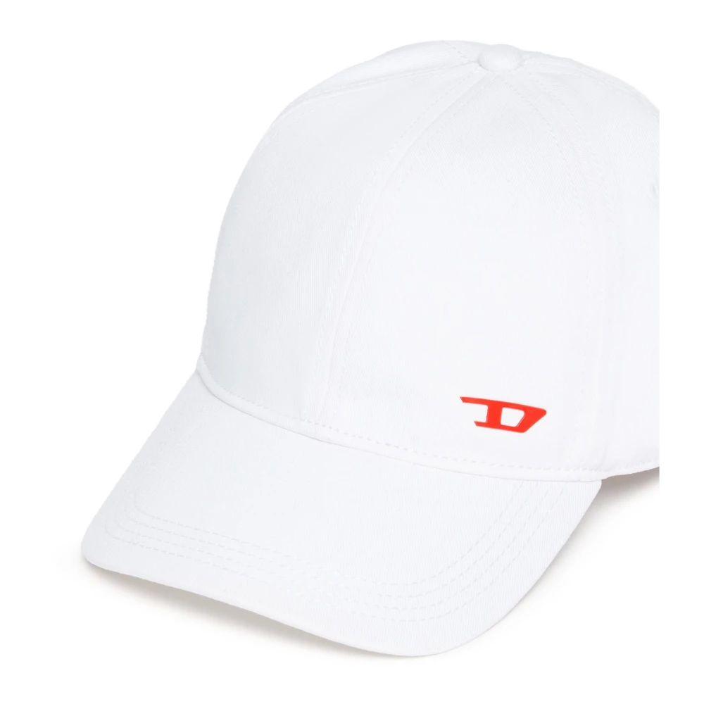 Diesel Zwarte Katoenen Logocap White Heren