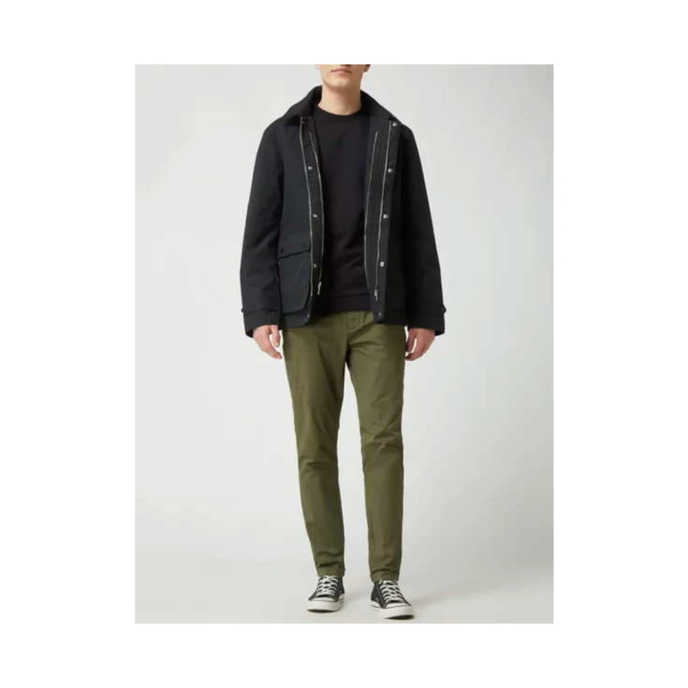 Esprit Tijdloze regenjas blijf stijlvol Black Heren
