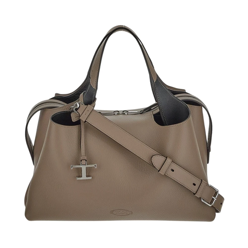 TOD'S Leren Handtas Beige Dames