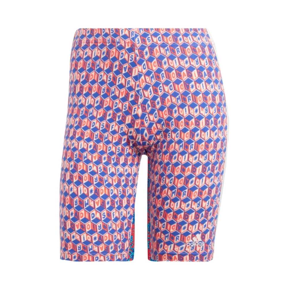 Adidas Farm Rio Fietsbroek Blauw Multicolor Dames