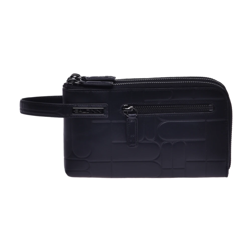 Baldinini Wallet met Monogram Black Heren