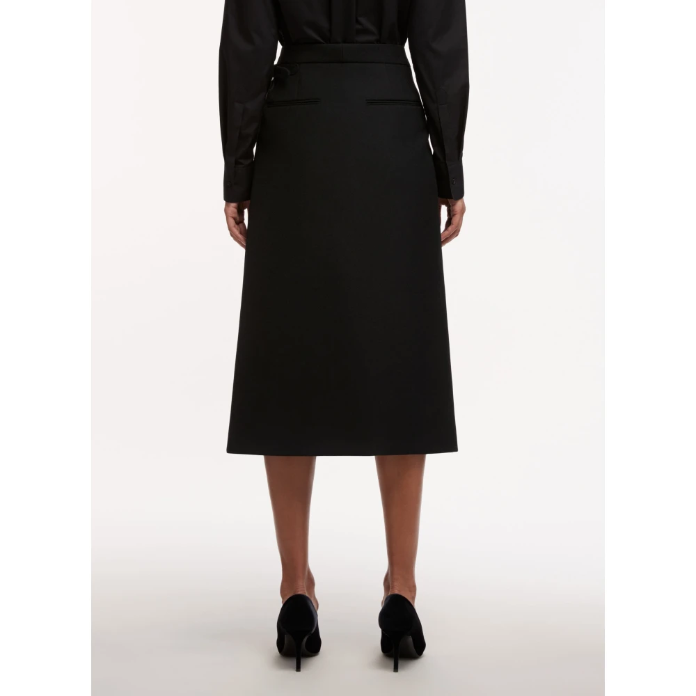 Wardrobe.nyc Midi Skirts Black Dames