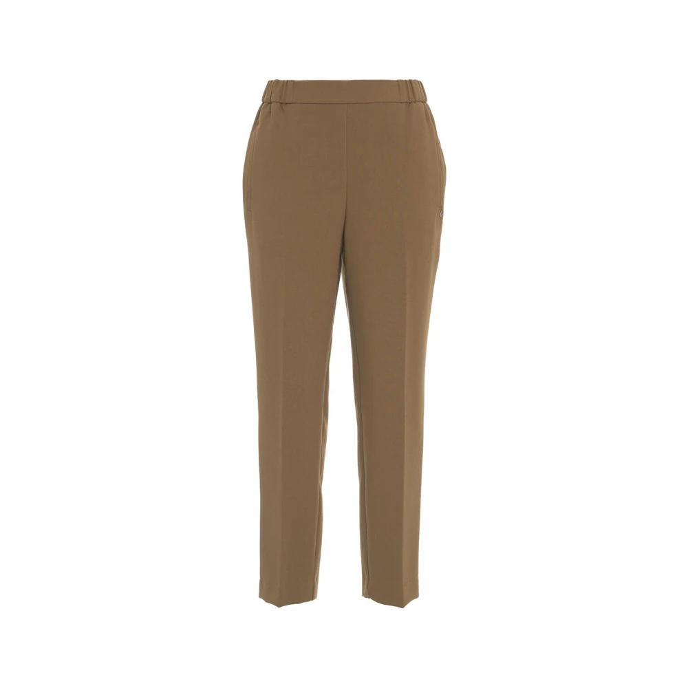 Ottod'Ame Bruine Broek Aw24 Dameskleding Beige Dames