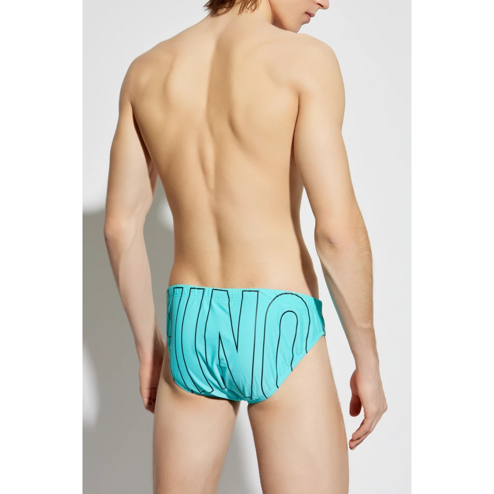 Moschino Zwembroek Blue Heren