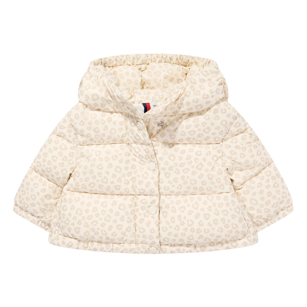Moncler Girls Beige Baby Tessa Puffer Jacket - Winter Jackets - 6 M - Kids