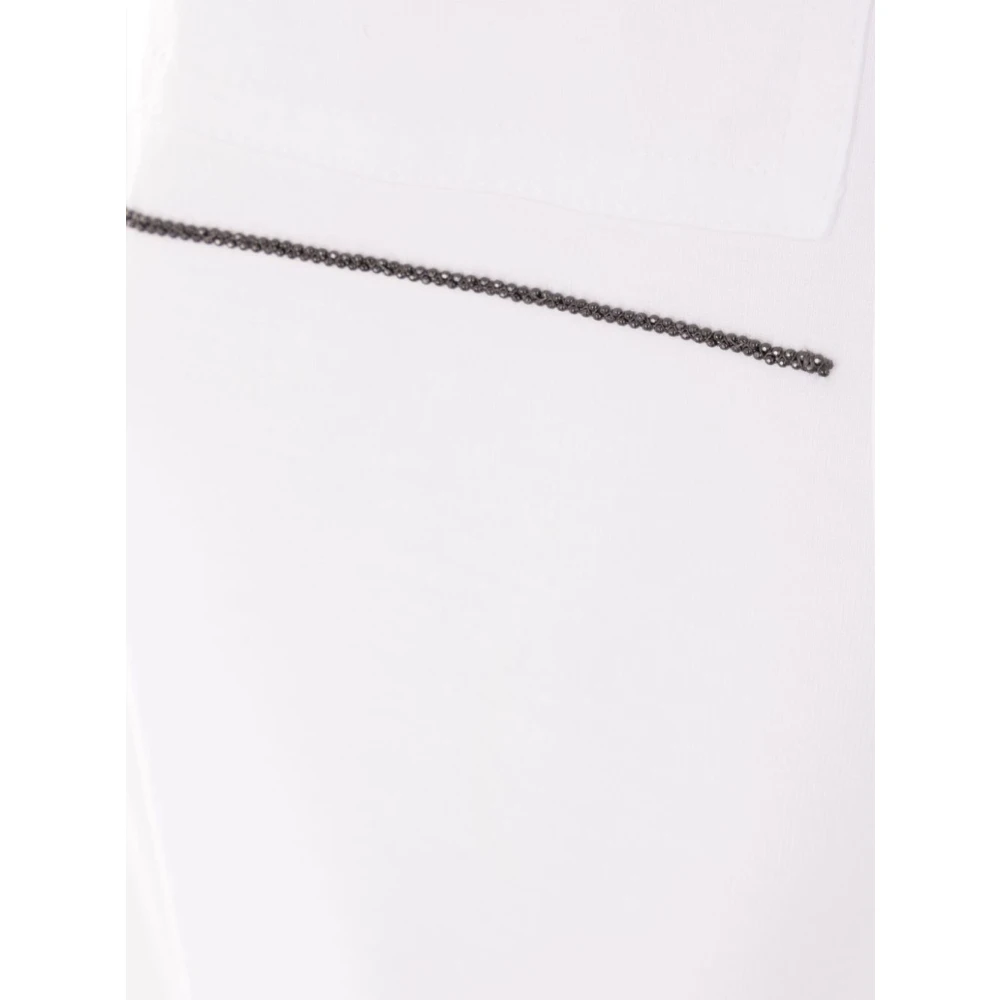 BRUNELLO CUCINELLI Wit T-shirt Polo Dameskleding White Dames