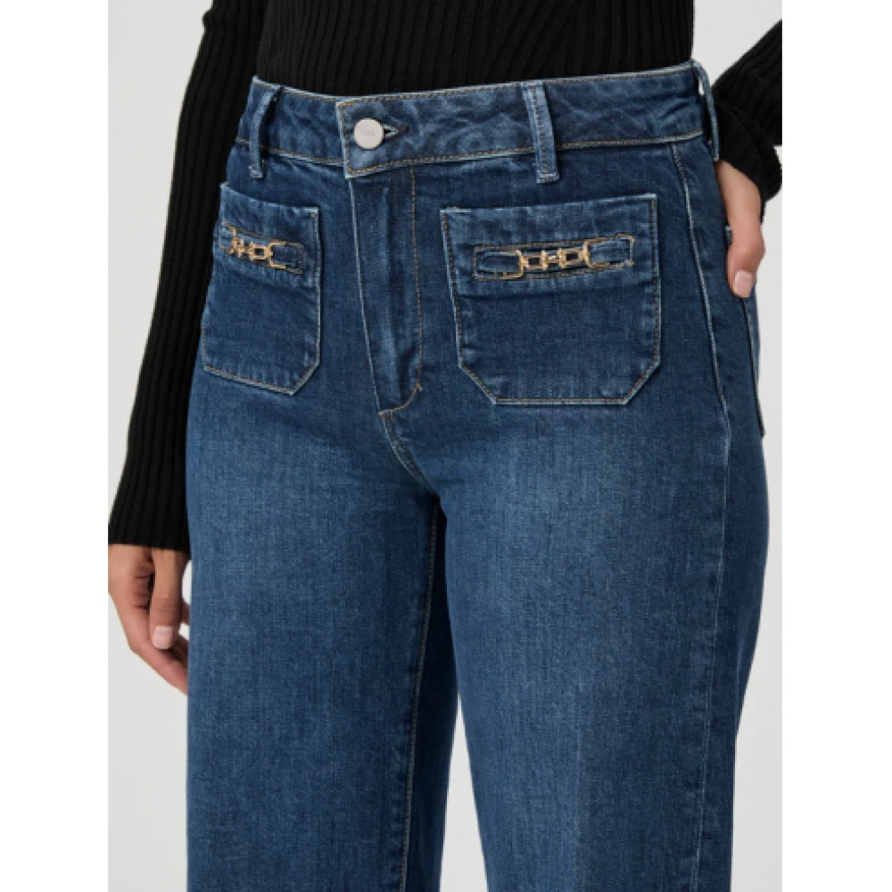 Paige Blauwe Luxe Jeans Montpellier Collectie Blue Dames