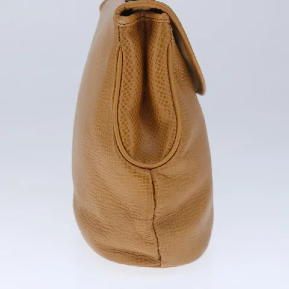 Dior Vintage Pre-owned Leather dior-bags Brown Dames