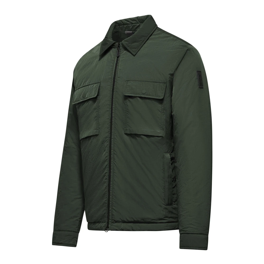 BomBoogie Gewatteerd Overhemdjack Green Heren