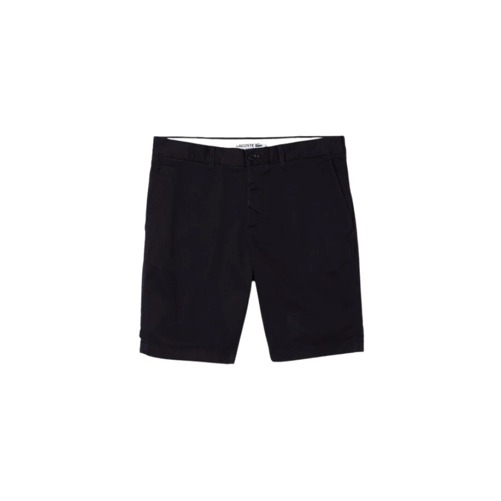 Lacoste Uomo Nero Pantaloncini, 4XS, New,