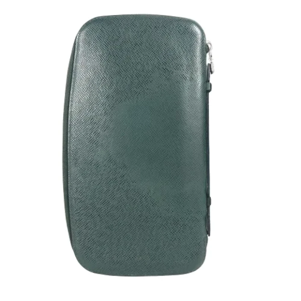 Louis Vuitton Vintage Pre-owned Leather wallets Green Dames