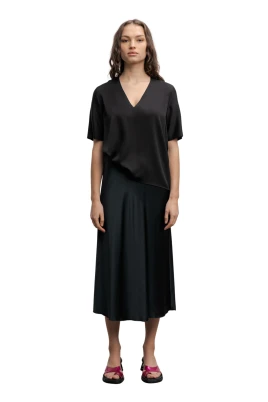 Silke V-ringad Blus