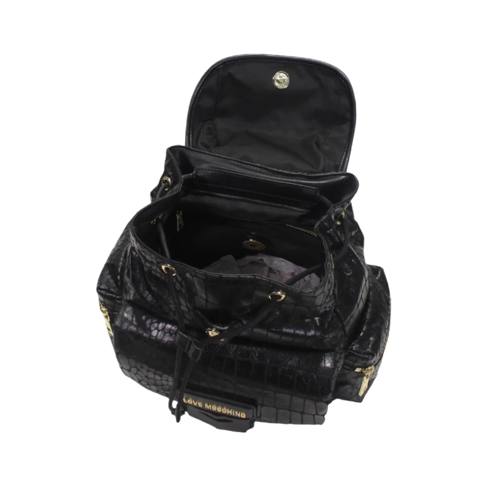 Moschino Zwarte Damesrugzak Stijlvol en veelzijdig Black Dames