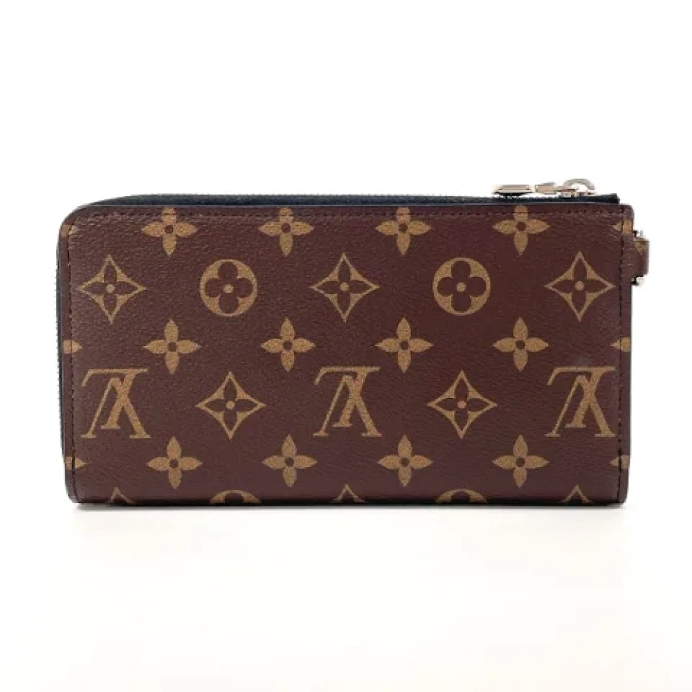 Louis Vuitton Vintage Pre-owned Canvas wallets Brown Heren