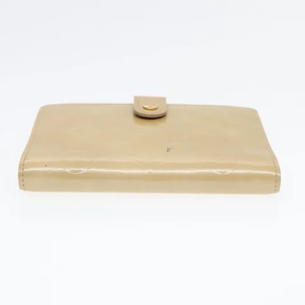 Louis Vuitton Vintage Pre-owned Leather home-office Beige Dames