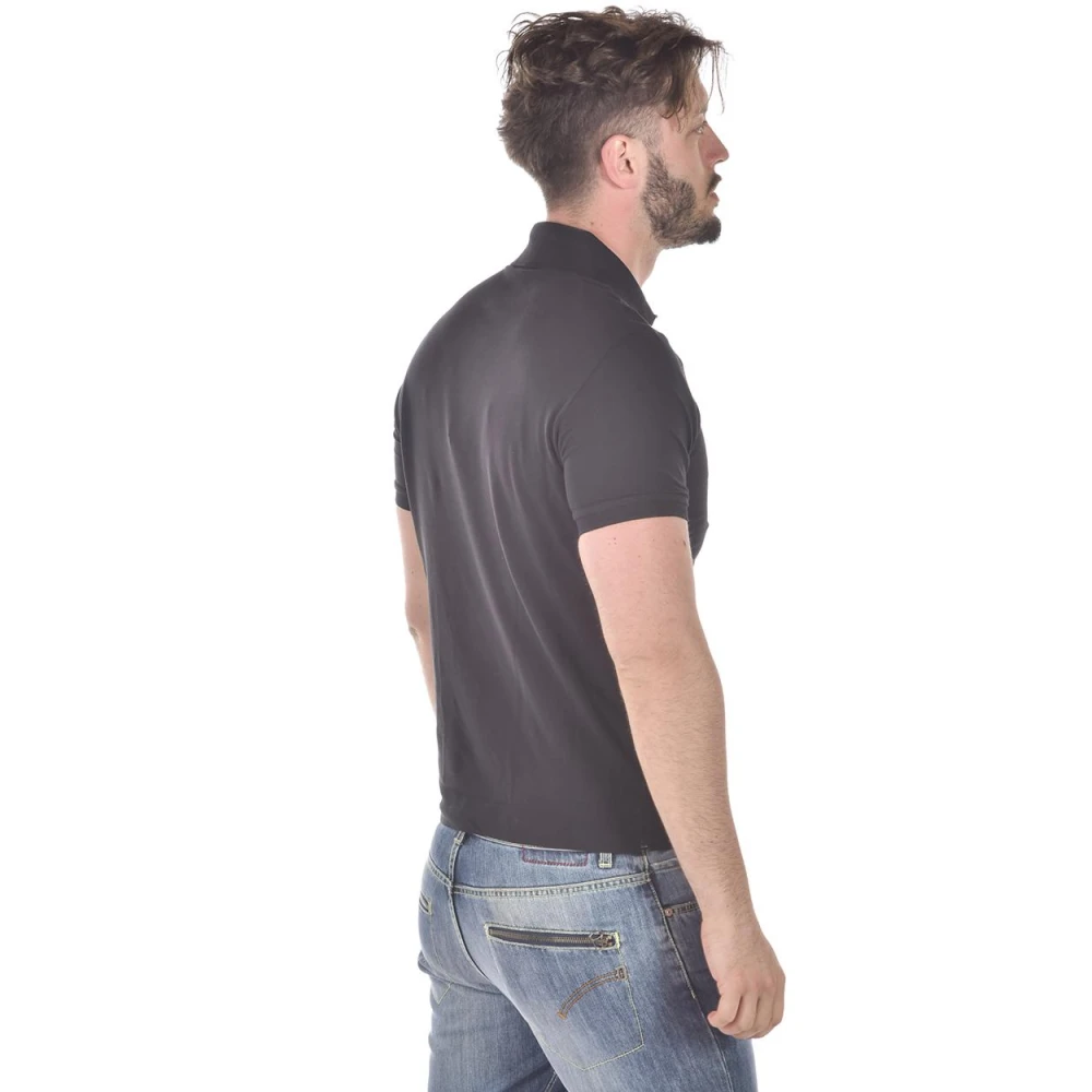 Emporio Armani Klassieke Polo Shirt voor Mannen Black Heren