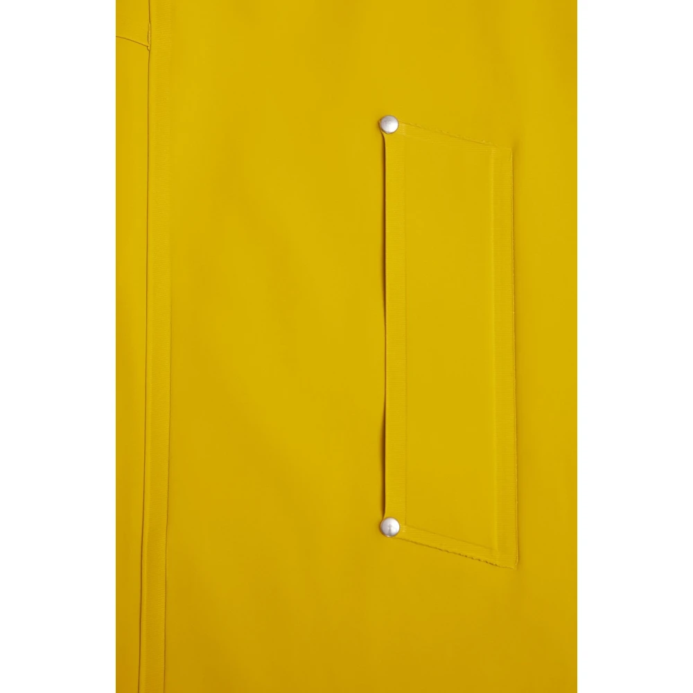 Stutterheim Love Print Matte Regenjas Yellow Dames