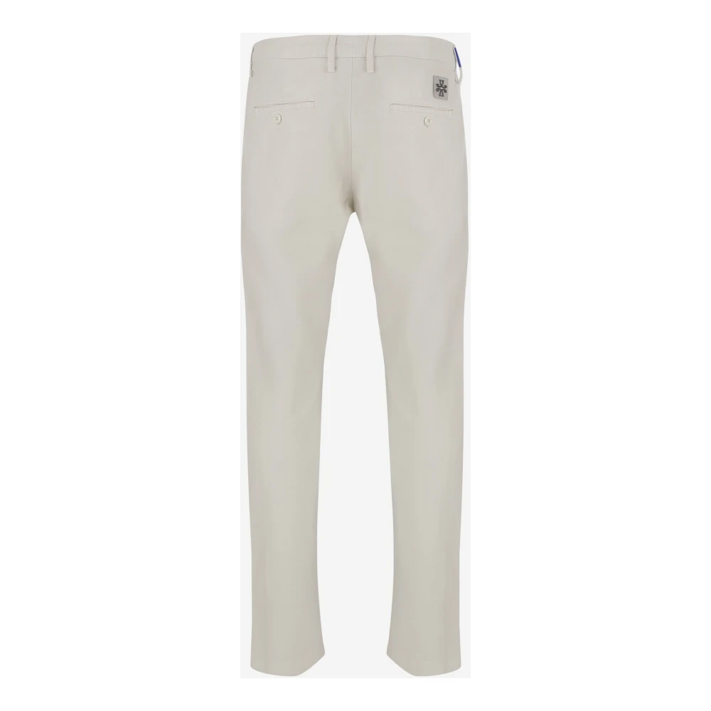 Jacob Cohën Rechte broek van stretchkatoenmix Beige Heren