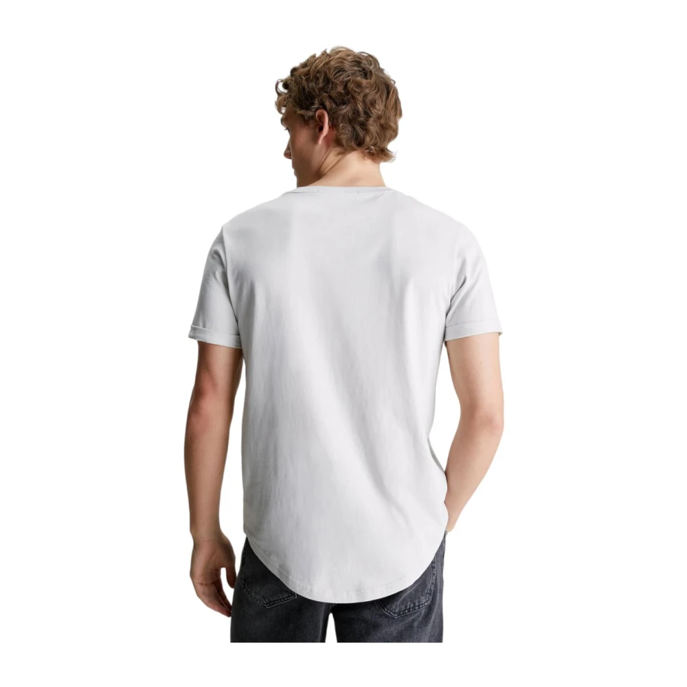 Calvin Klein Minimalistisch Logo T-shirt White Heren