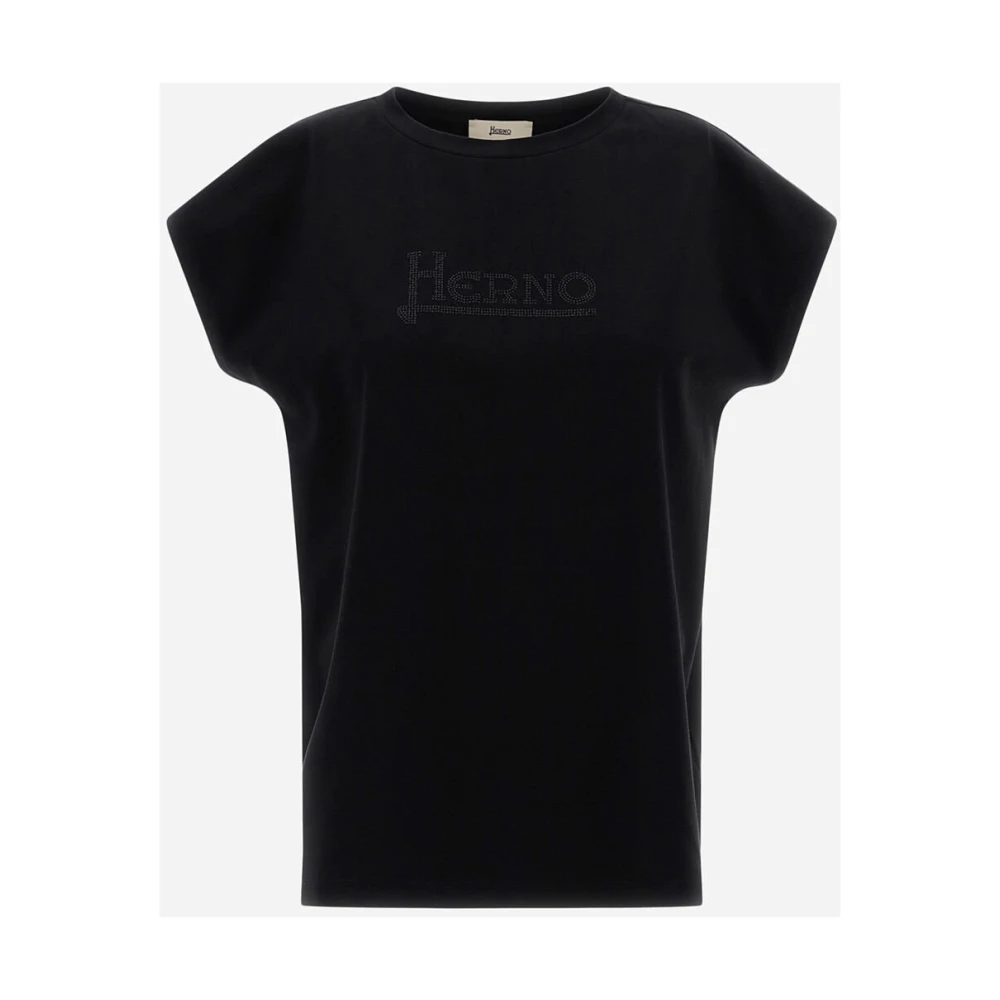Herno - Tops > T-Shirts - Black - Herno - Modalova
