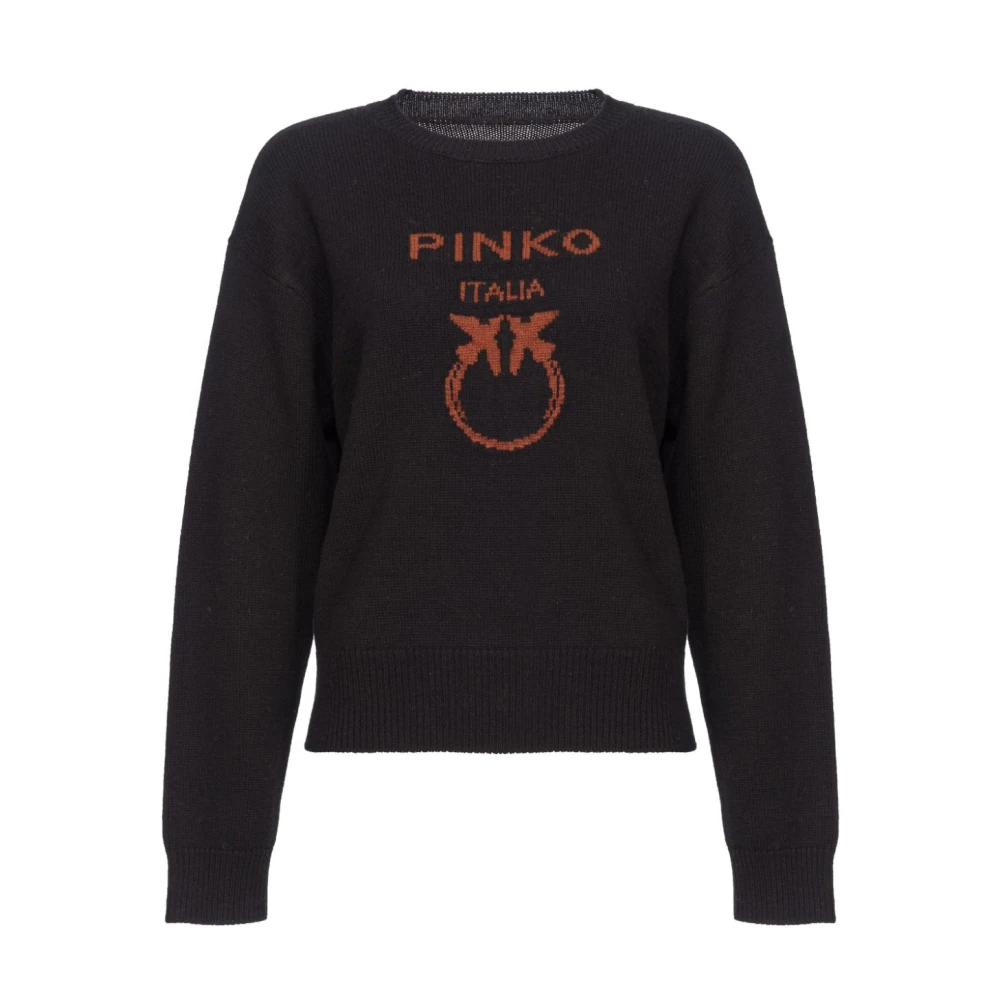 Pinko Trendy Sweater Selection Black Dames