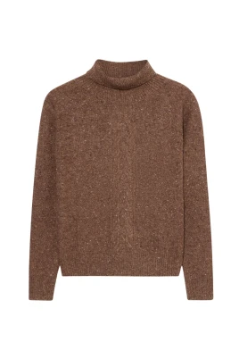 Donegal Wool Blend Turtleneck
