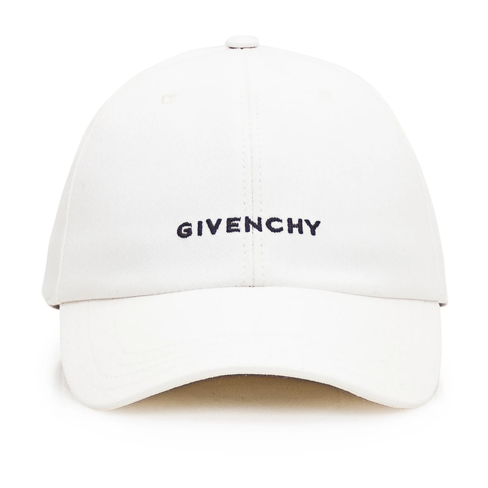 Givenchy Gebogen Cap Logo White Heren