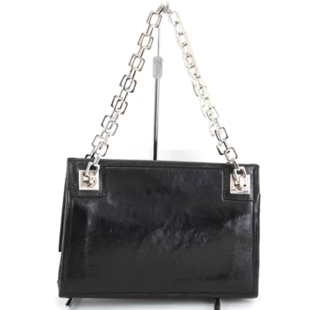 Bally Pre-owned Fabric shoulder-bags Black Dames