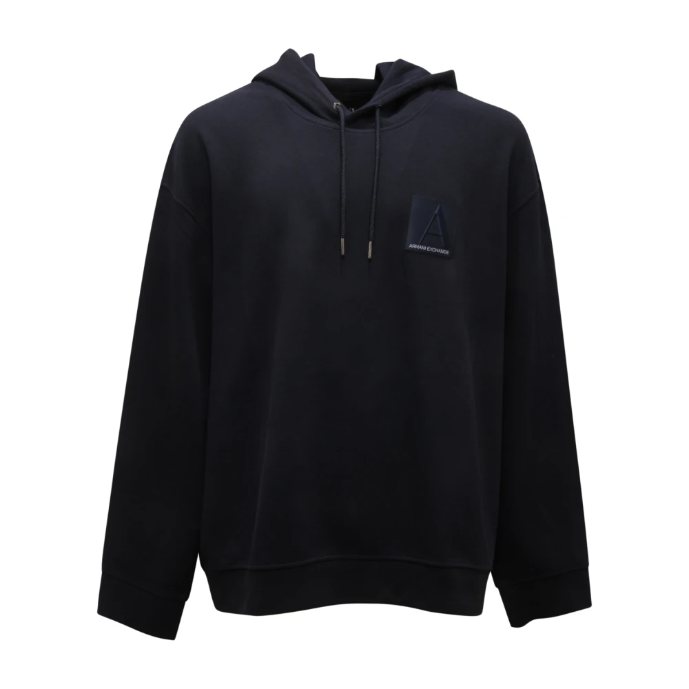 Armani Men's Blue Felpa Exchange Sweatshirt E - Hoodies - 2XL - Sweatshirts & Hoodies