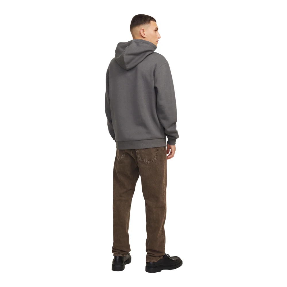 jack & jones Bradley Hoodie Stijlvol en Comfortabel Gray Heren