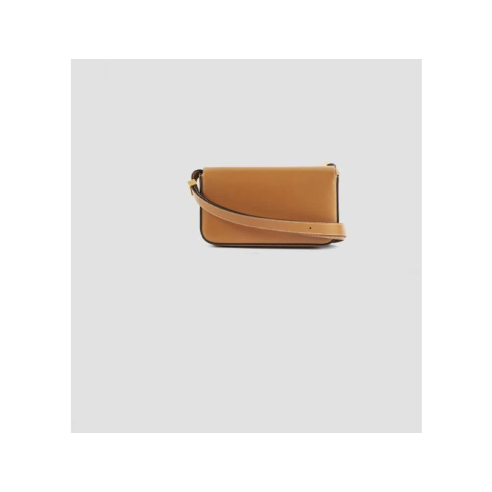 TOD'S Bruin leren Crossbody tas Brown Dames