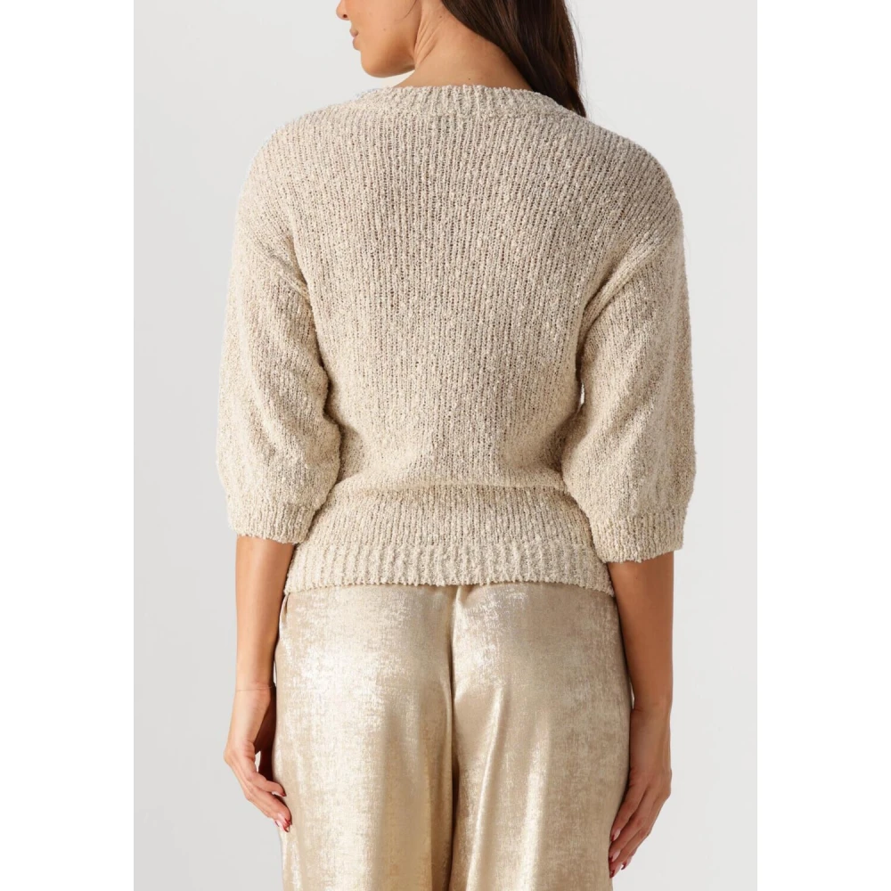 Knit-ted Gouden Dames Trui Roxie Yellow Dames