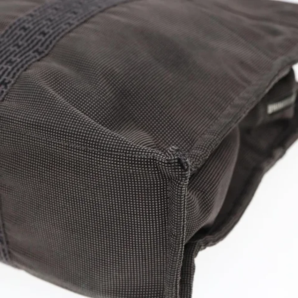 Hermès Vintage Pre-owned Canvas totes Gray Dames
