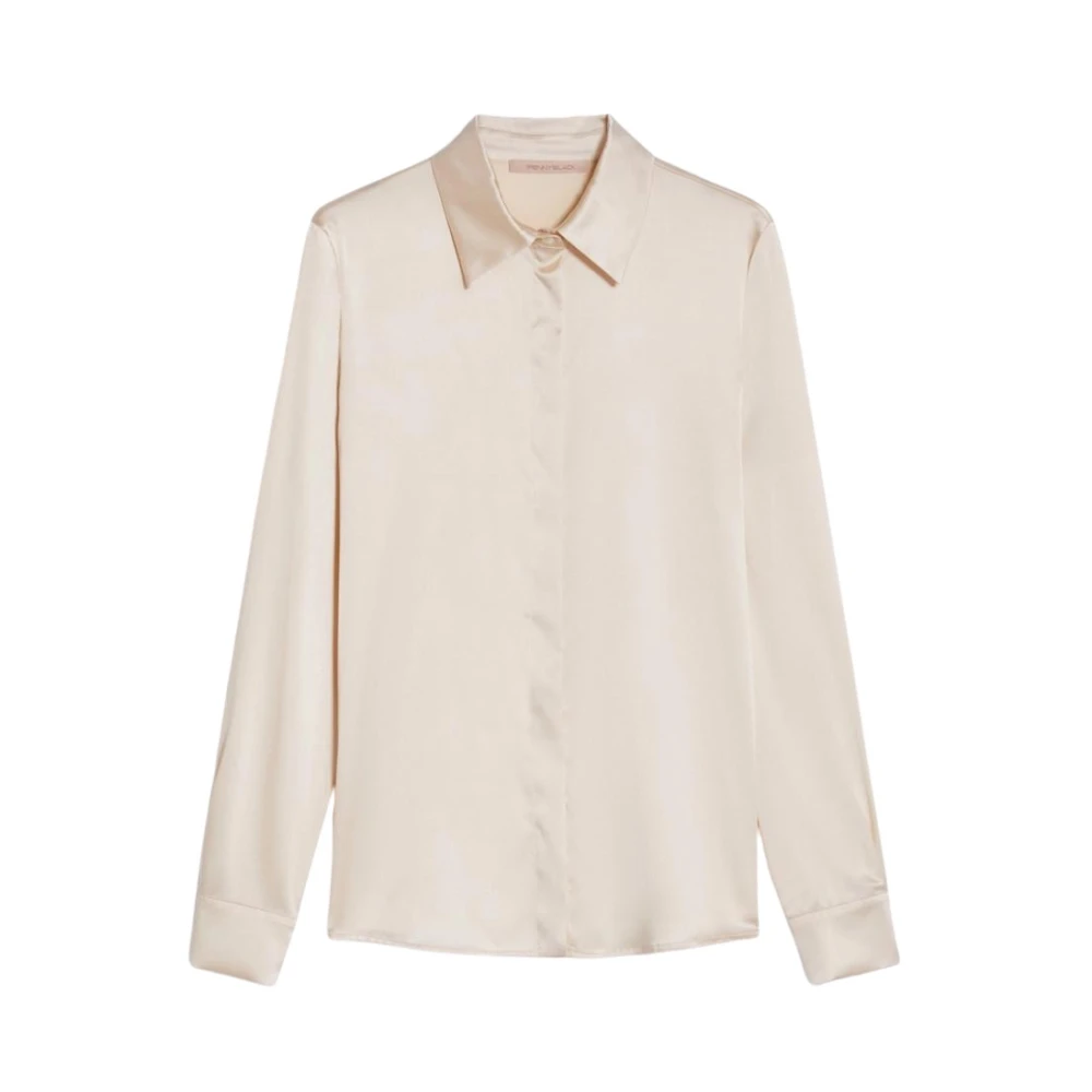 Pennyblack Zijden Overhemden Beige Dames