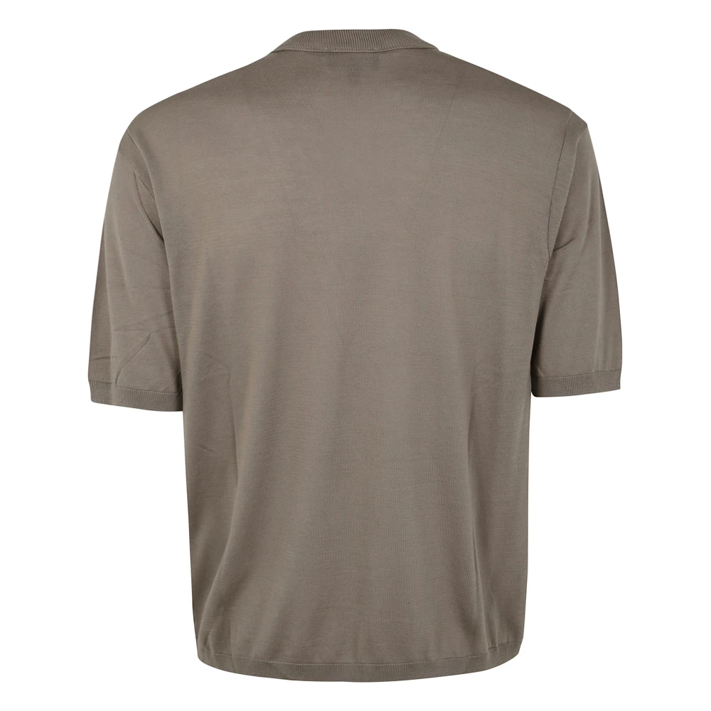 Emporio Armani Stijlvolle Gebreide Pullover Sweater Beige Heren